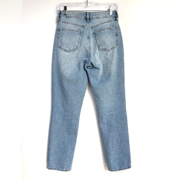 PACSUN Mom Jeans. High Waist Tapered Med Light Wash Relaxed Fit Size 25 - Picture 4 of 12